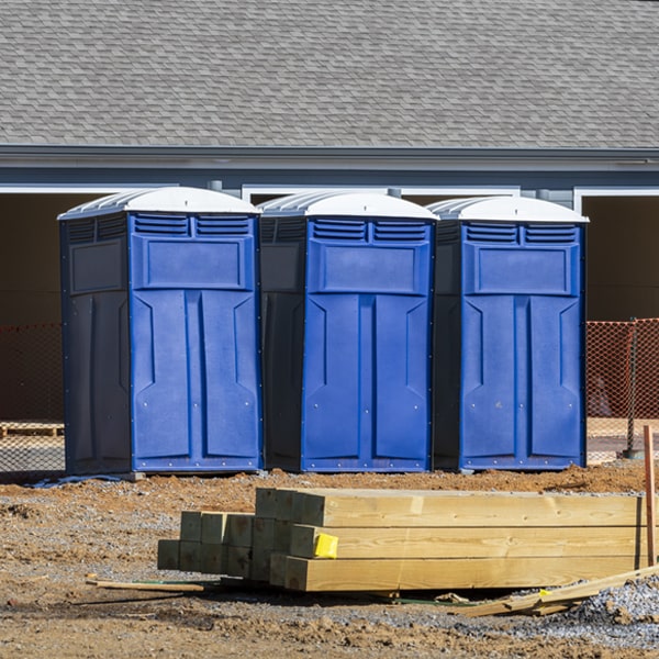 what is the maximum capacity for a single portable restroom in Olympia Kentucky